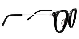 Martin Round Black Glasses4