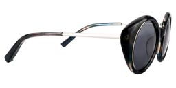 Gary Round Blue Sunglasses4