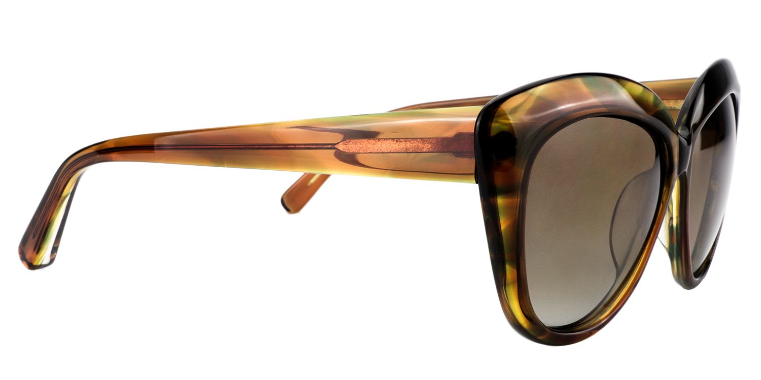 Cat eye Brown Sunglasses | Zeelool Sunglasses4