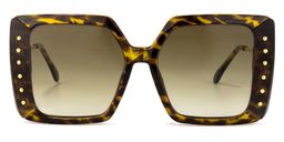 Ricardo Square Tortoise Sunglasses0