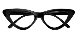 Joanna Cat Eye Black Glasses1