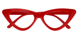 Joanna Cat Eye Red Glasses1