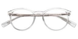 Andrew Round Clear Glasses1