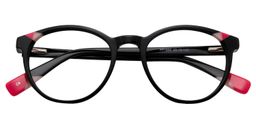 Cameron Round Black Glasses1