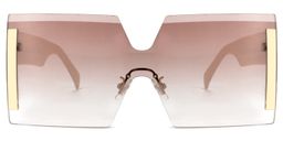 Shannon Square Pink Sunglasses0