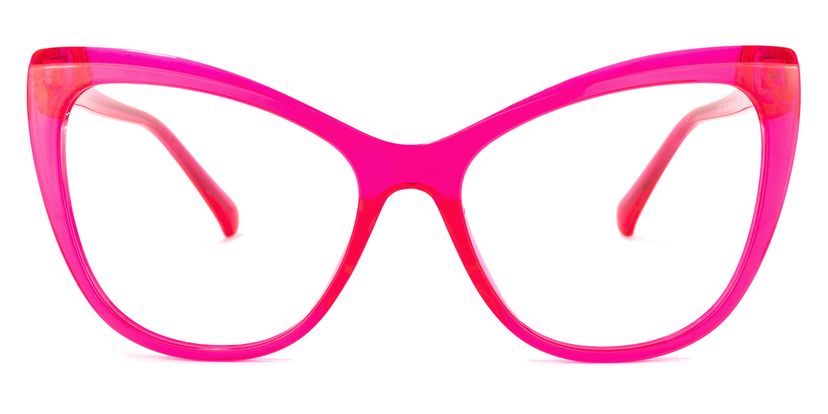 Shelby Cateye Bright-Pink Glasses