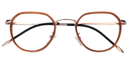Allen Round Brown Glasses1