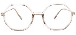 Tanner Geometric Beige Glasses0