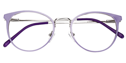 Kayla Round Purple Glasses1