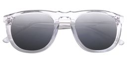 Ahab Round Clear Sunglasses1