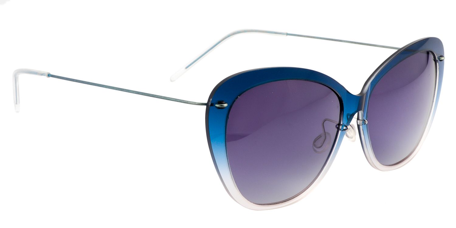 Cat-eye Blue Sunglasses | Zeelool Sunglasses2