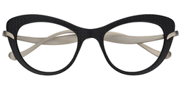 Nora Cat Eye Black Glasses1