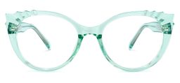 Weston Cateye Green Glasses0