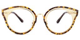 Wiktoria Cateye Tortoise Glasses0