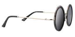 Alban Round Gray Tortoise Sunglasses4