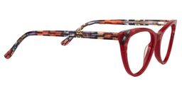 Jill Cateye Red Glasses4