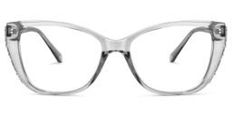 Yoselin Cateye Gray Glasses0