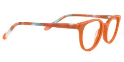 Dennise Square Orange Glasses4
