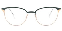 Yelena Sqaure Green Glasses0