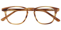Becky Round Light Brown Glasses1