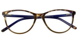Alder Oval Blue Glasses1