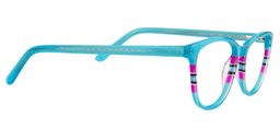 Natalie Square Light Blue Glasses4