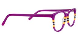 Natalie Square Purple Glasses4