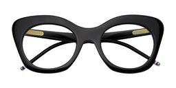 Hellen Cateye Black Glasses1