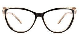 Tarun Cateye Beige Glasses0
