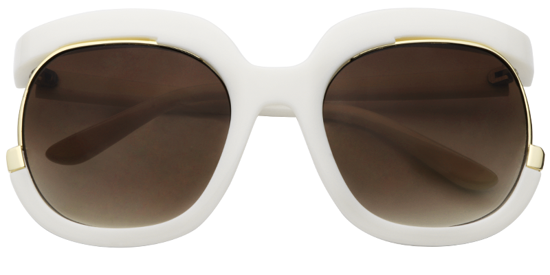 Round White Sunglasses | Zeelool Sunglass Frames1