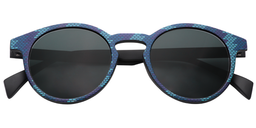Halley Round Blue Sunglasses1
