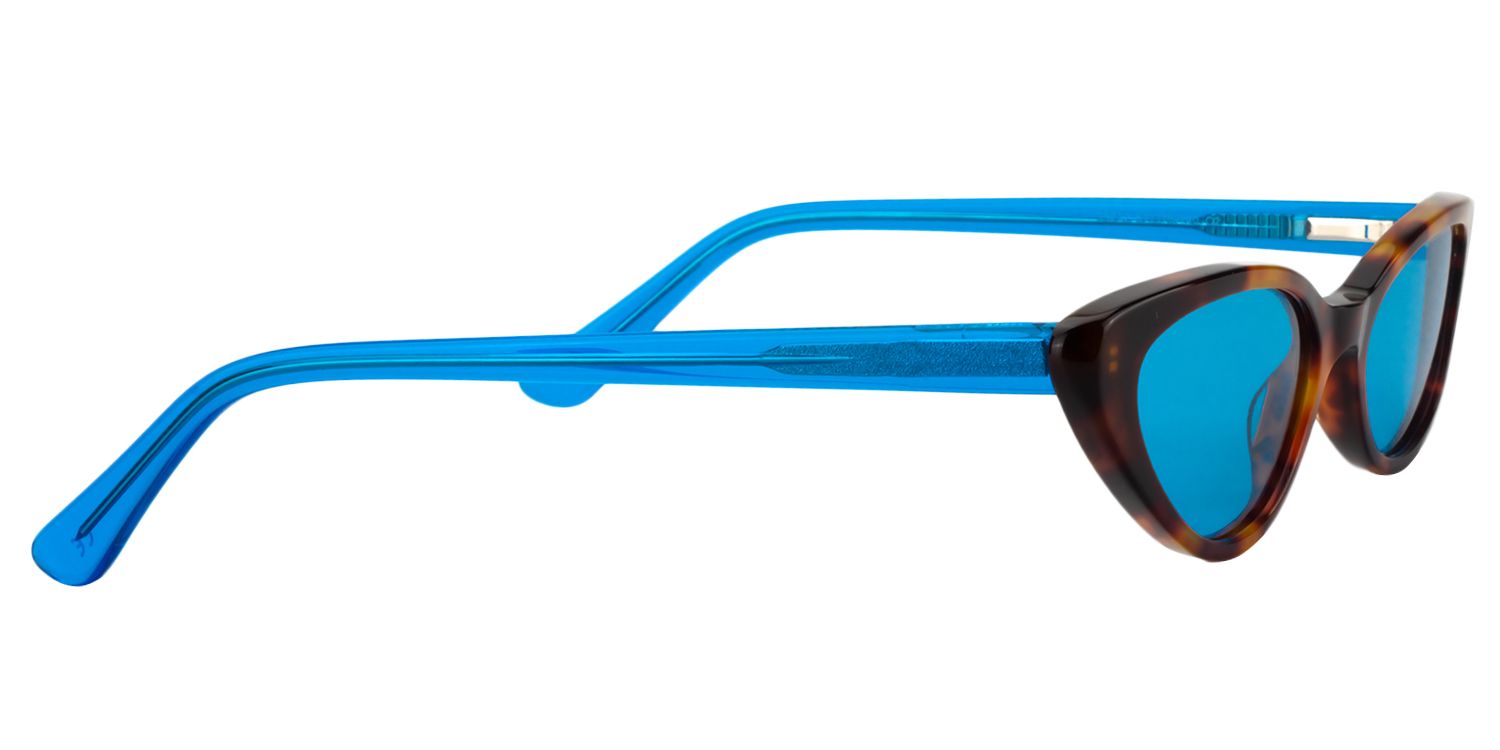 Oval Blue Sunglasses | Zeelool Sunglasses4