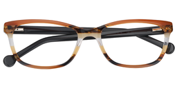 Keith Rectangle Brown Glasses1