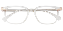 Quentin Rectangle Clear Glasses1