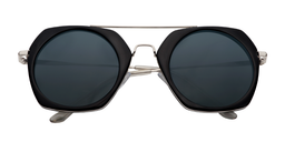 Sanford Geometric Dark Gray Sunglasses1