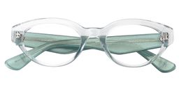 Alonzo Oval Clear Glasses1
