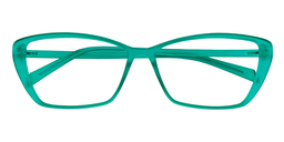Blanche Rectangle Green Glasses1