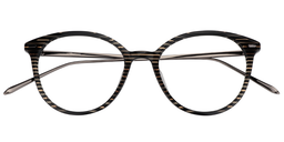 Jocelyn Round Black Glasses1