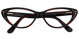 Abby Cateye Red Glasses1