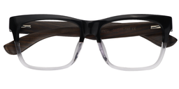 Jeffery Square Clear Eyeglasses1