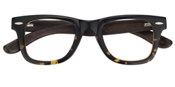 Patrick Rectangle Light Amber Glasses1