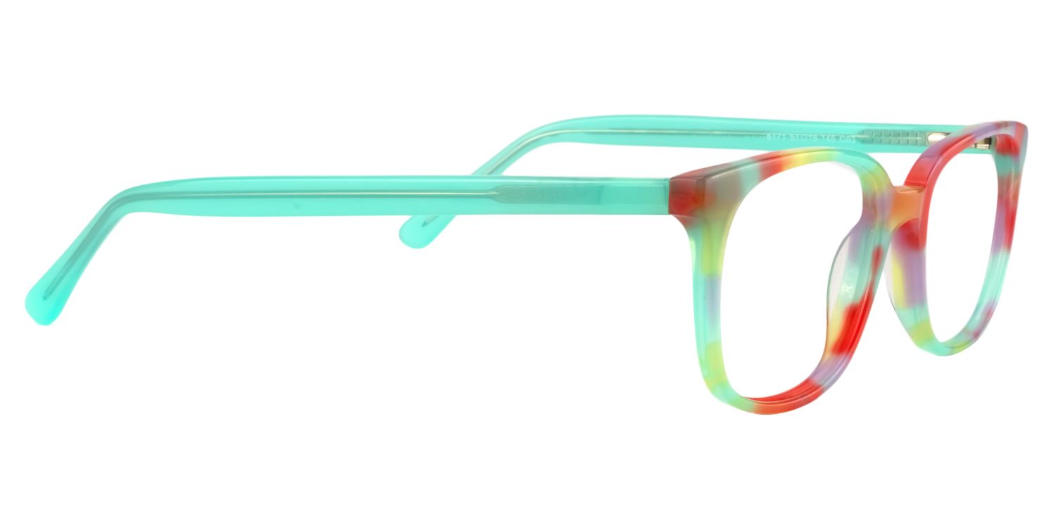 Rectangle Green Glasses | Zeelool Glasses4