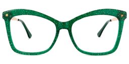 Isaebella Green Butterfly Glasses0