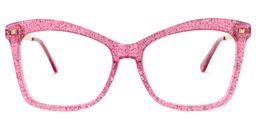 Isaebella Butterfly Bright-Pink Glasses0