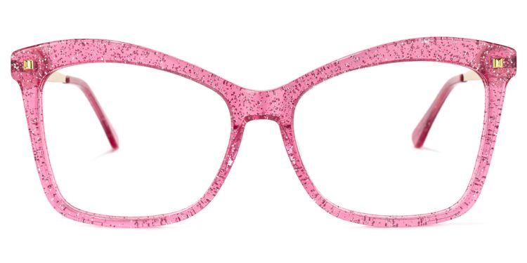 Isaebella Bright-Pink Butterfly Glasses