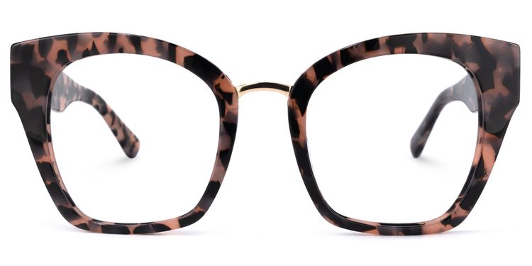 Denis Cat Eye Pink-Tortoise Glasses