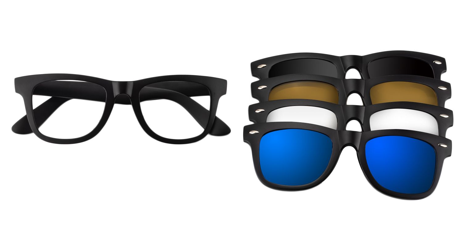 Square Black Glasses | Zeelool Glasses0