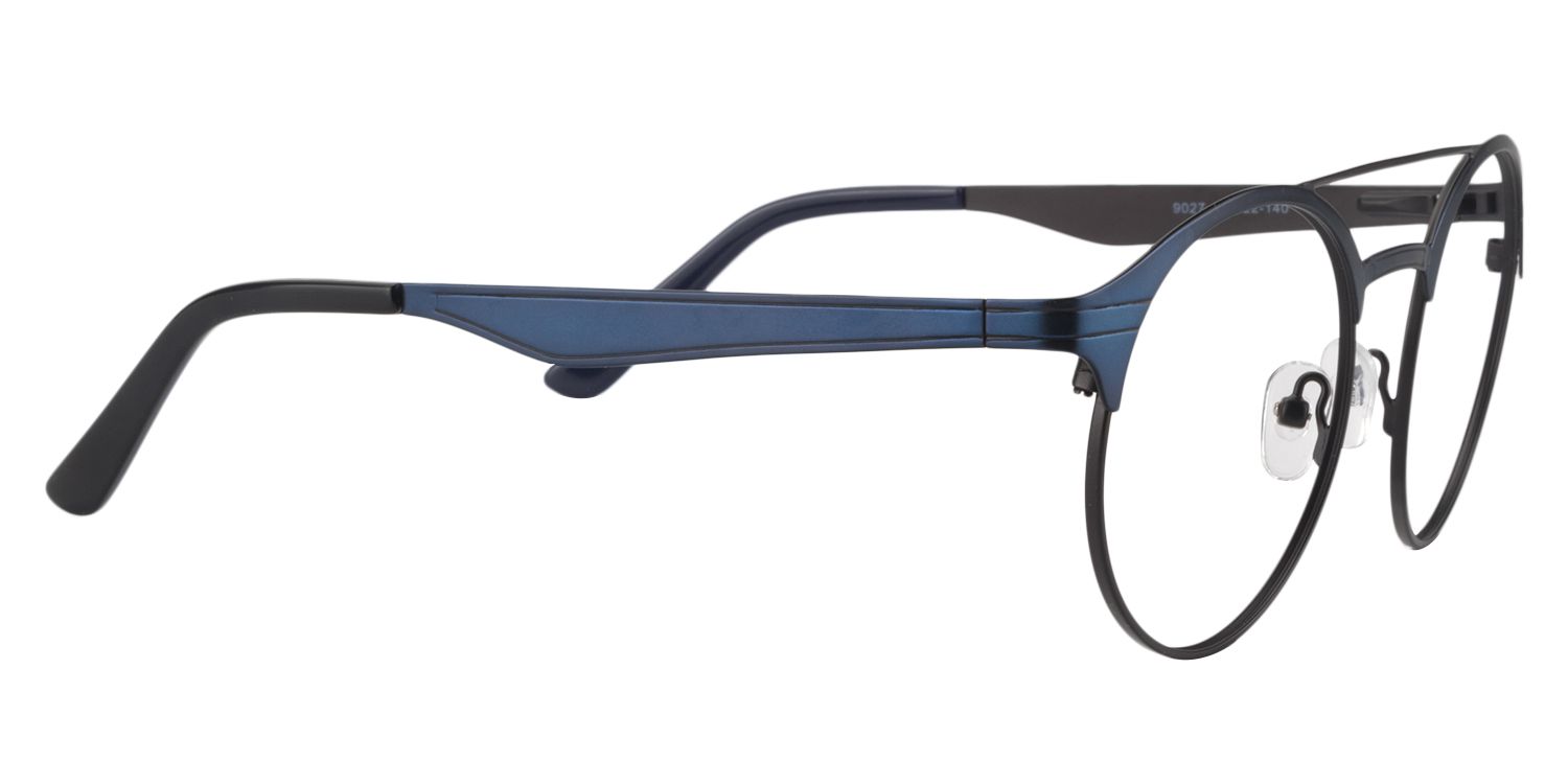 Aviator Blue Glasses | Zeelool Glasses4