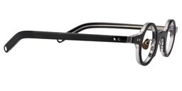 Xilla Black Round Glasses4