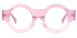 Hardnett Round Pink Glasses0
